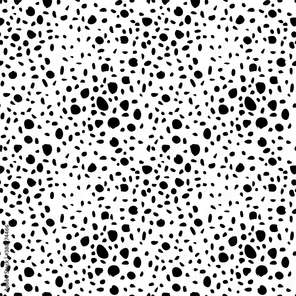 Seamless cheetah skin pattern. Endless hand drawn cheetah leopard texture for print, fabric, textile, wallpaper. Trendy jungle animal design. Artistic black and white cat fur illustration Seamless cheetah skin pattern. Endless hand drawn cheetah leopard texture for print, fabric, textile, wallpaper. Trendy jungle animal design. Artistic black and white cat fur illustration