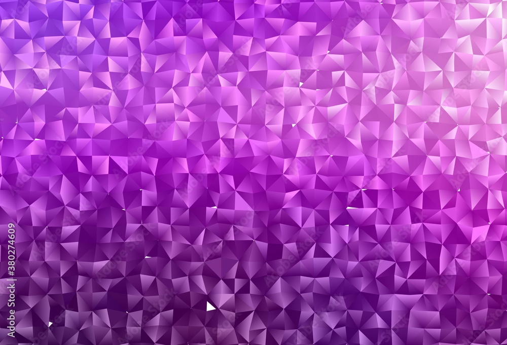 Light Purple vector abstract mosaic backdrop. Light Purple vector abstract mosaic backdrop.