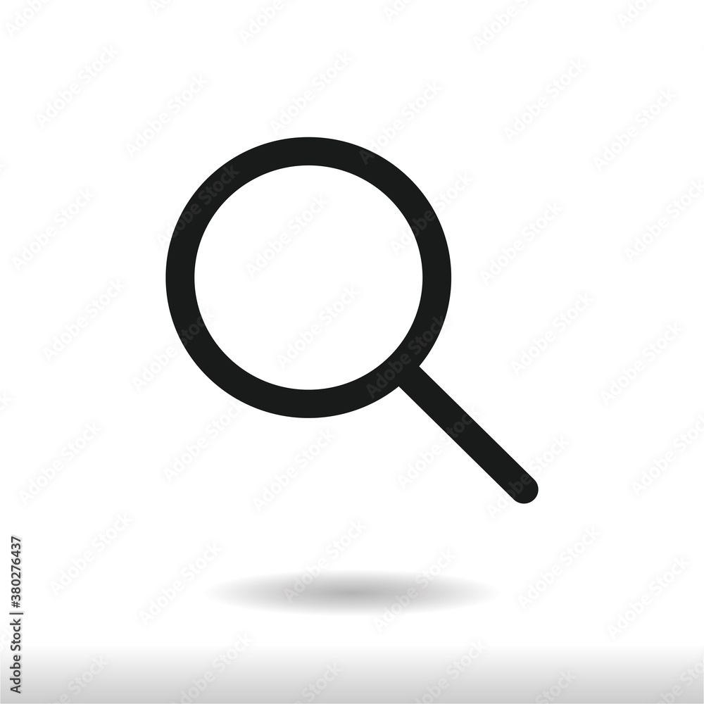 Magnify icon vector . Search sign Magnify icon vector . Search sign