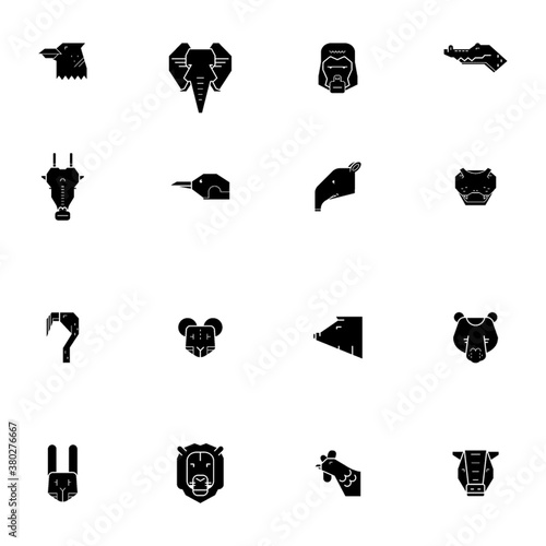 Set of animal icons