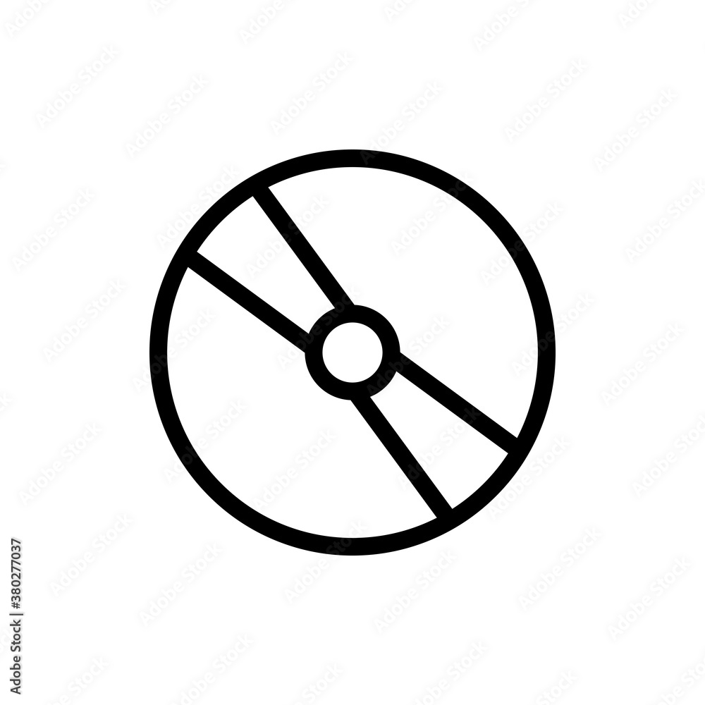 Cd Player Icon Design Vector Template Illustration Cd Player Icon Design Vector Template Illustration