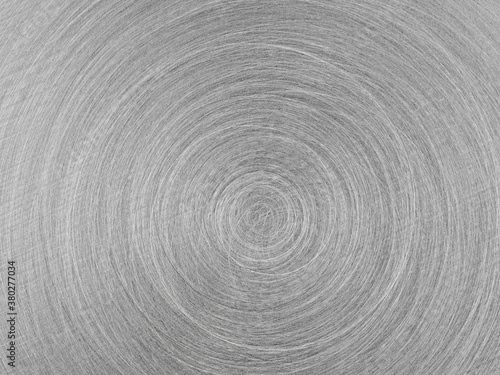 Circular brushed steel metal surface background   metallic polished texture