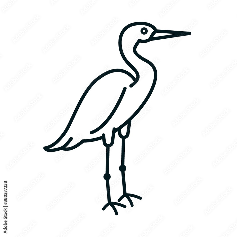 Fototapeta premium Crane icon