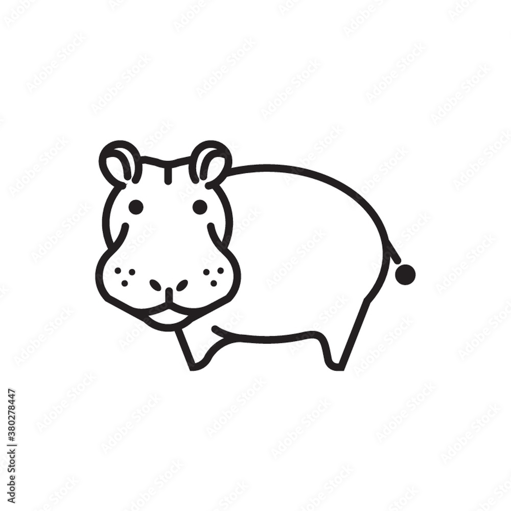 Hippopotamus icon Hippopotamus icon