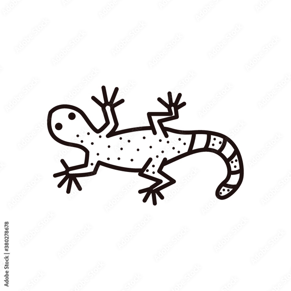 Obraz premium Gecko icon