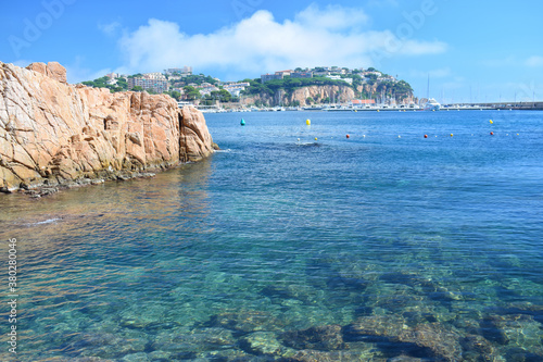 Paisajes en Sant Feliu de Guixols, Costa Brava España

