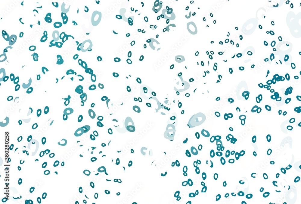 Light BLUE vector layout with circle shapes. Light BLUE vector layout with circle shapes.