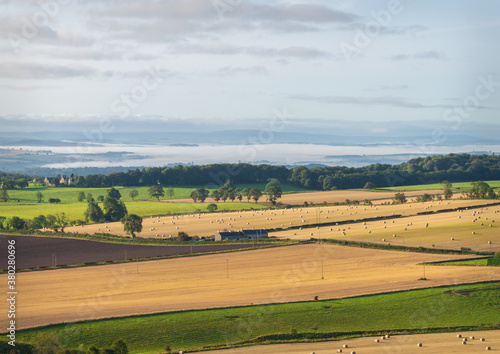 Farmland after Harvest  Scottish Border  Scotland