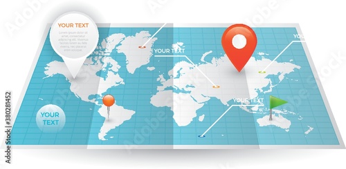 world map design