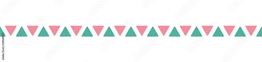 triangular pattern border design triangular pattern border design