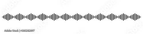 audio wave pattern border design