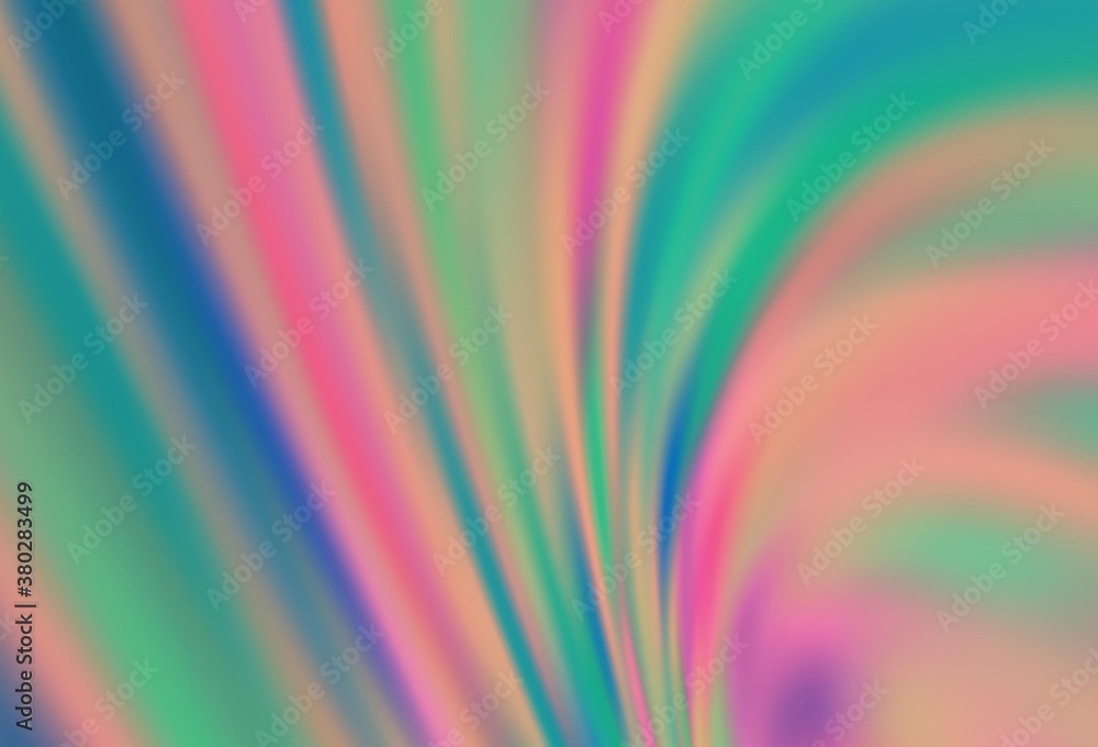 Fototapeta premium Dark Multicolor vector colorful blur backdrop.