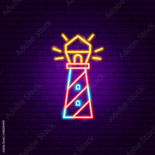 Lighthouse Neon Sign