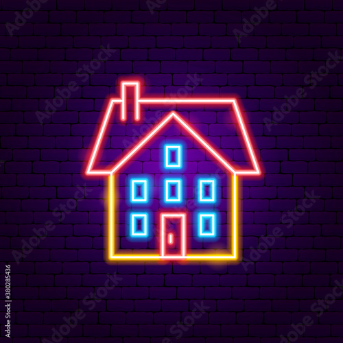 Home Building Neon Sign