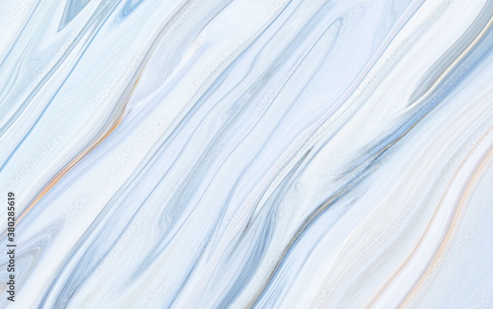Fototapeta premium Marble rock texture blue ink pattern liquid swirl paint white dark that is Illustration background for do ceramic counter tile silver gray that is abstract waves skin wall luxurious art ideas concept.
