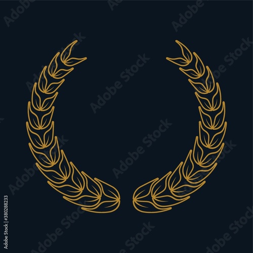 Laurel wreath set