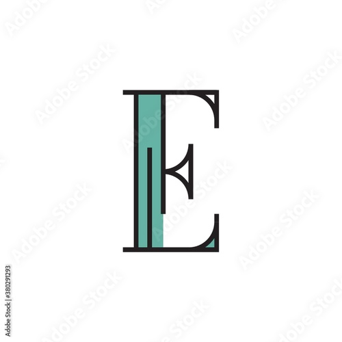 letter e