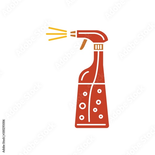 cleaning spray bottle
