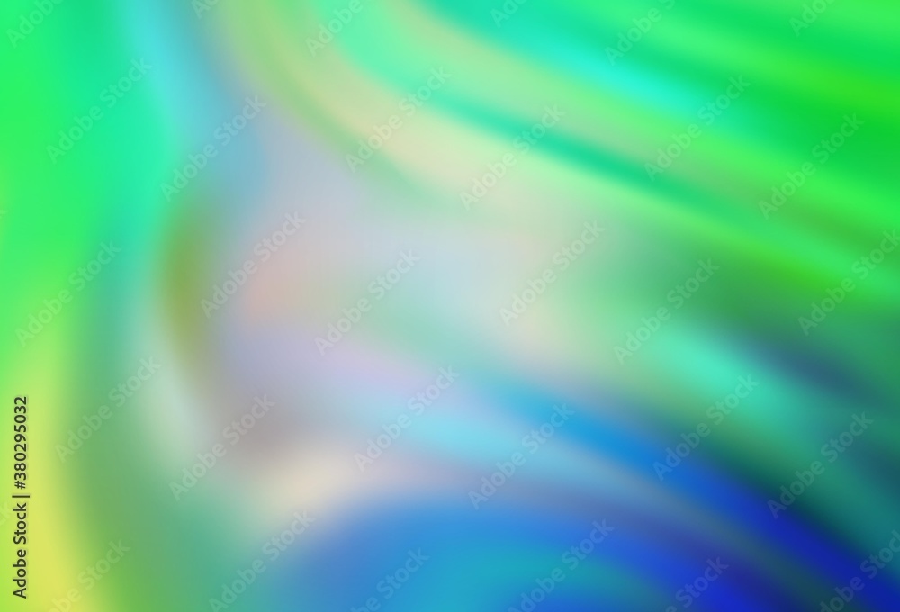 Light Green vector blurred bright template. Light Green vector blurred bright template.