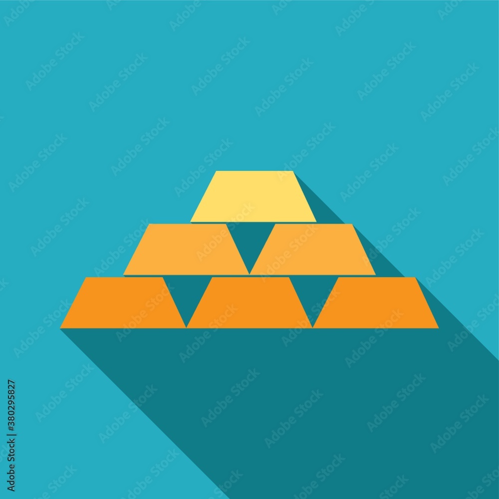Gold bars icon Gold bars icon