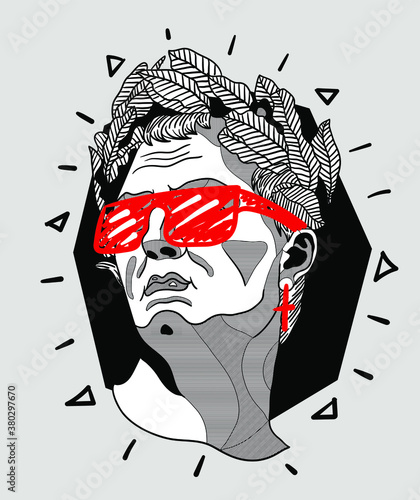 Crazy red style.  Galius Caesar