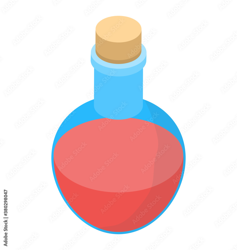 Isometric icon of potion
Isometric icon of potion