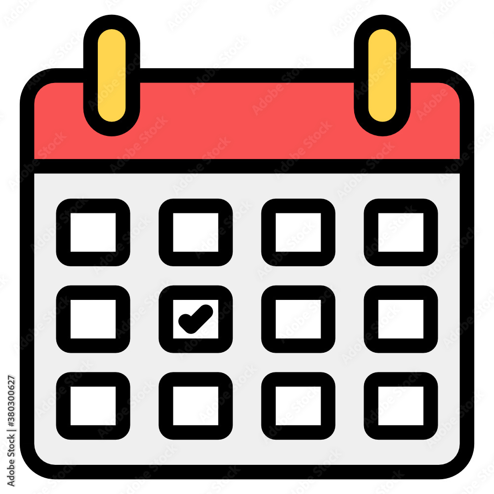 Schedule planner icon in flat design, reminder vector
Schedule planner icon in flat design, reminder vector