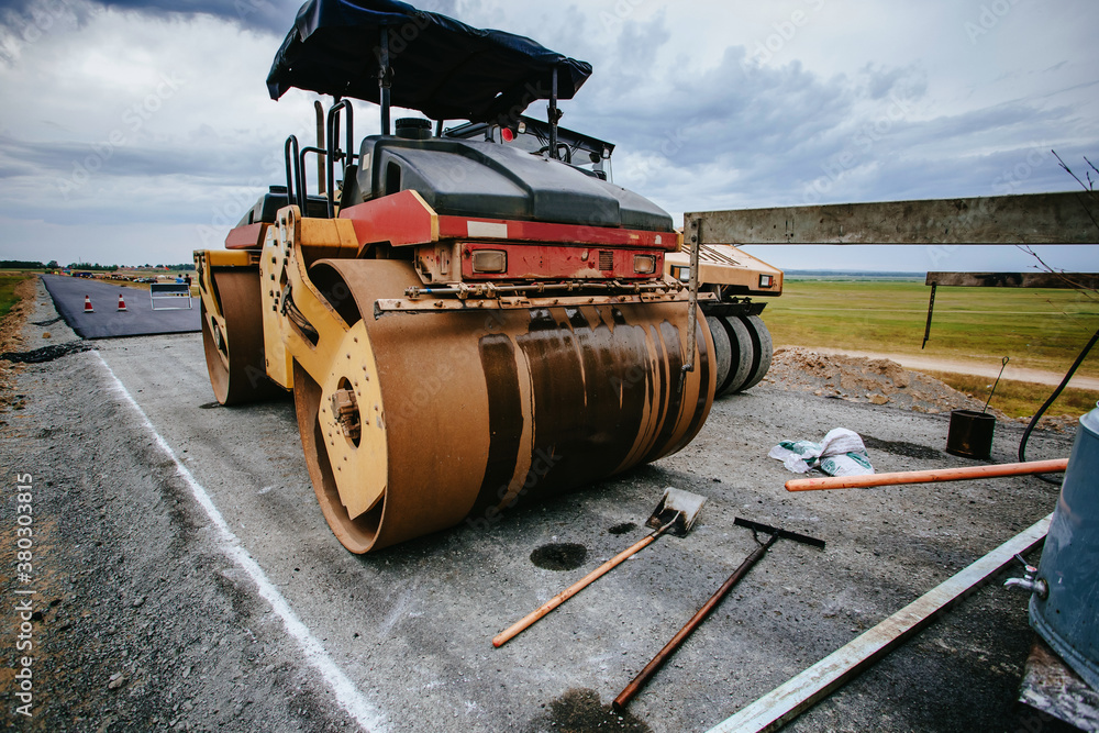 building a new road on grassland building a new road on grassland