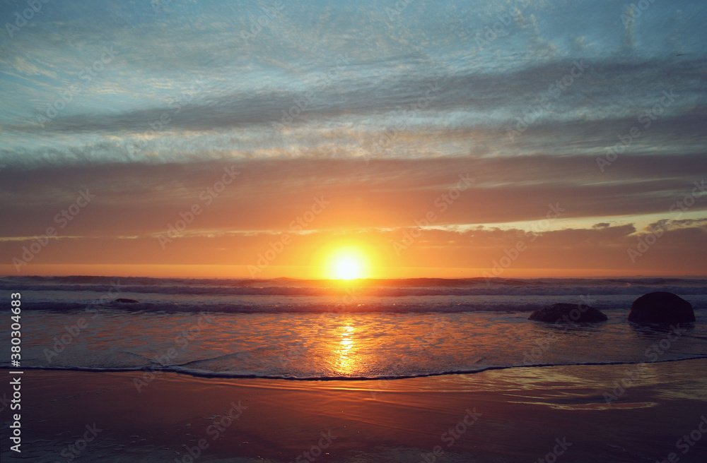 Sunset over Beach Sunset over Beach