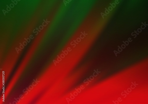 Light Green, Red vector pattern with narrow lines. Decorative shining illustration with lines on abstract template. Pattern for ads, posters, banners.