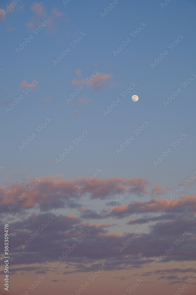 Clouds in the evening sky. Twilight sky as background. Clouds in the evening sky. Twilight sky as background.