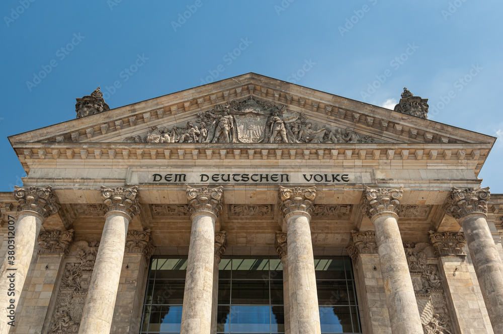 Fototapeta premium The Reichstag, Berlin, Germany