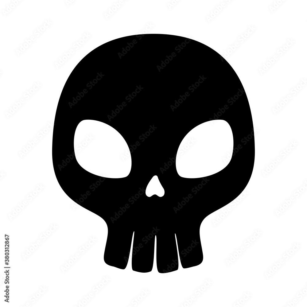 halloween skull cartoon design, happy holiday and scary theme Vector illustration halloween skull cartoon design, happy holiday and scary theme Vector illustration