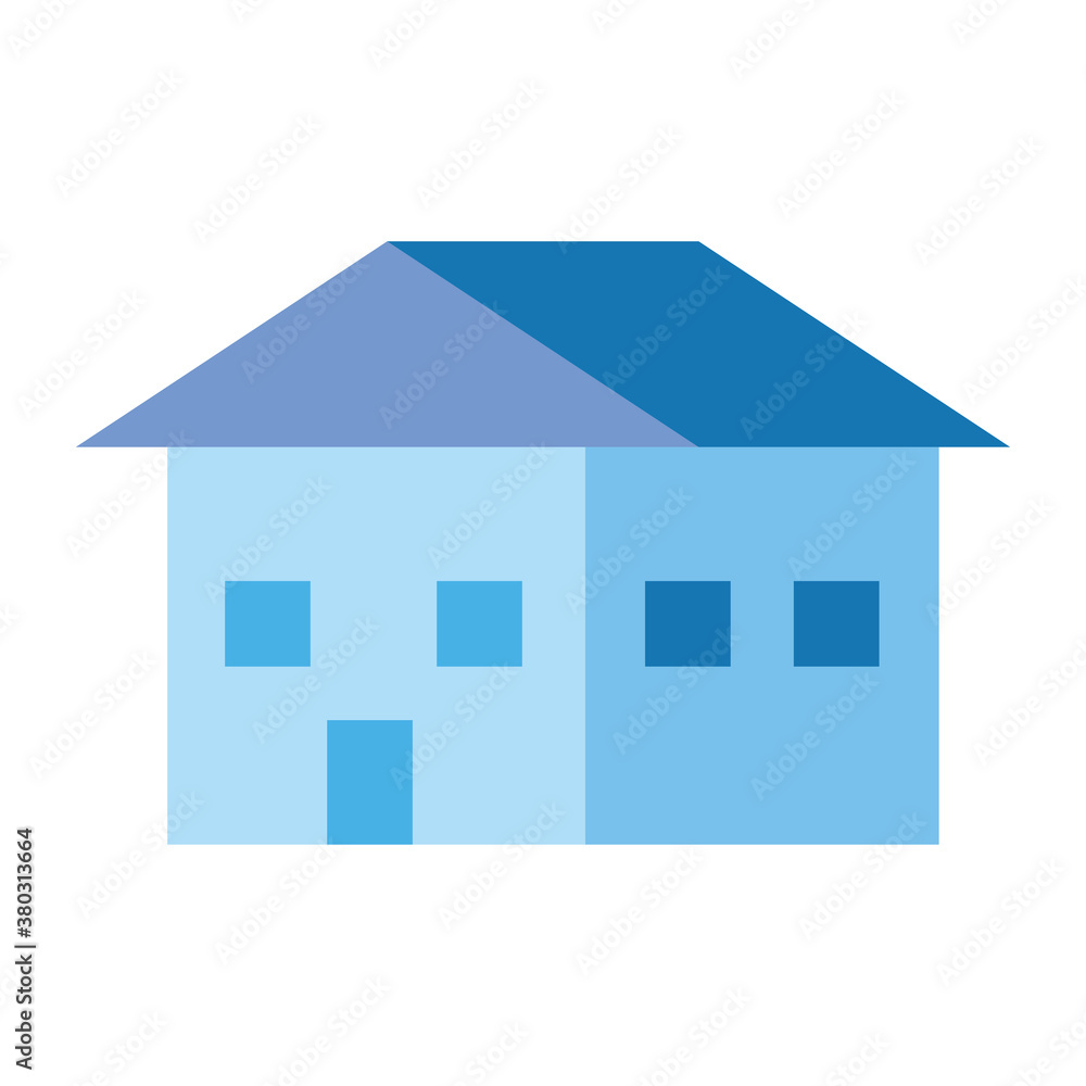 House with windows and door design, Home real estate building residential architecture property and city theme Vector illustration House with windows and door design, Home real estate building residential architecture property and city theme Vector illustration