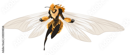 mutant was winged woman flying