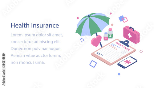 
Isometric design of health insurance 

