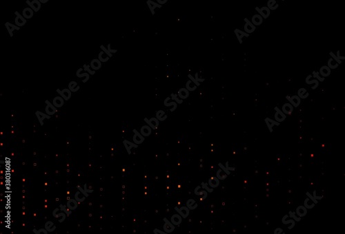 Dark Orange vector template with square style.