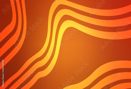 Light Red vector template with wry lines.