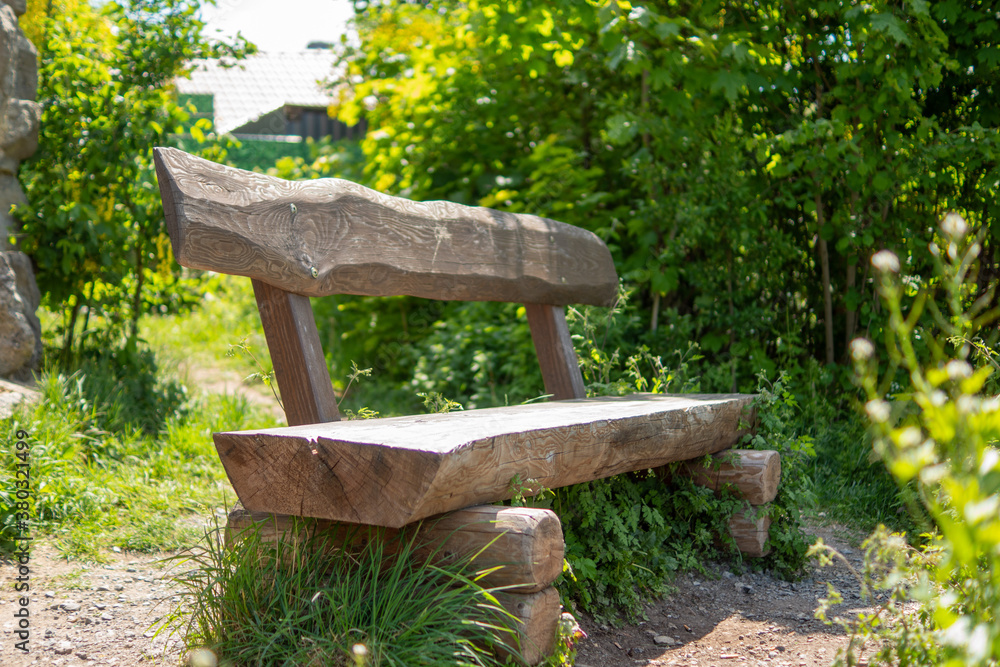 Rastplatz für Wanderer im Thüringer Wald Rastplatz für Wanderer im Thüringer Wald
