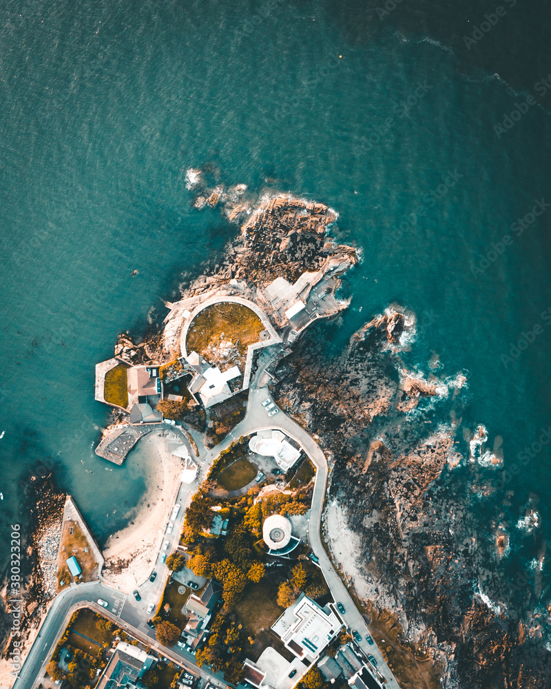 Fototapeta Top down view of Forty Foot