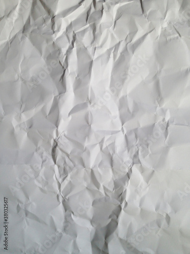 Close up of crumpled piece of construction paper
