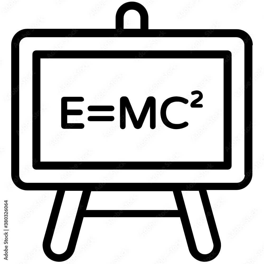 Scientific equation on board, science lecture in editable style
Scientific equation on board, science lecture in editable style