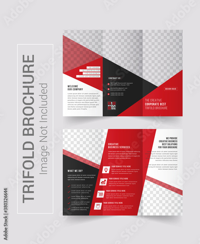 Corporate Trifold Brochure  template