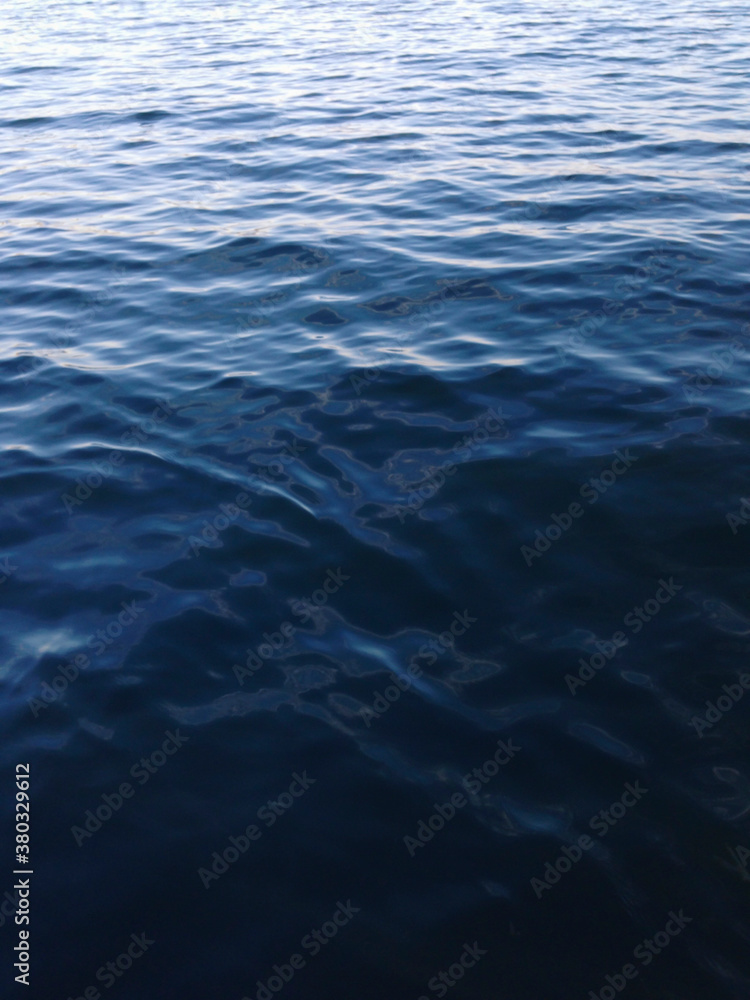 Reflections and ripples on ocean water Reflections and ripples on ocean water