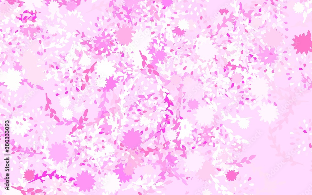 Light Pink vector elegant background with flowers, roses. Light Pink vector elegant background with flowers, roses.