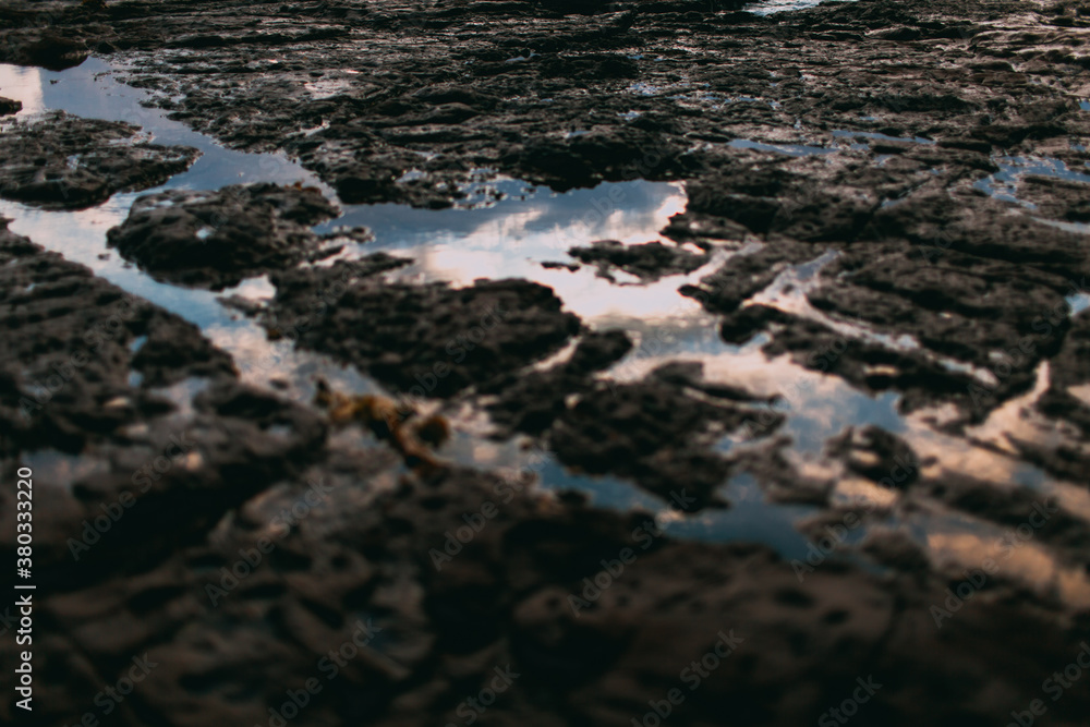 Strange rock formation water eroded Strange rock formation water eroded