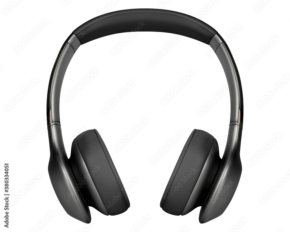Black wireless headphones