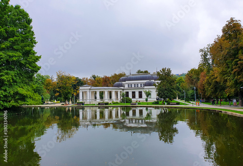 landscape in the central park of Cluj Napoca city - Romania 02.Sept.2020