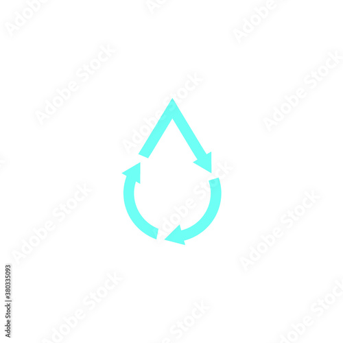 drop water logo vector illustrations