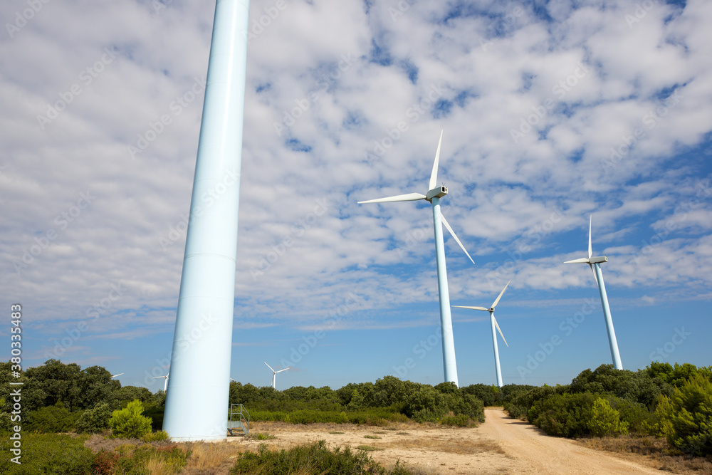 Sustainable wind energy concept Sustainable wind energy concept